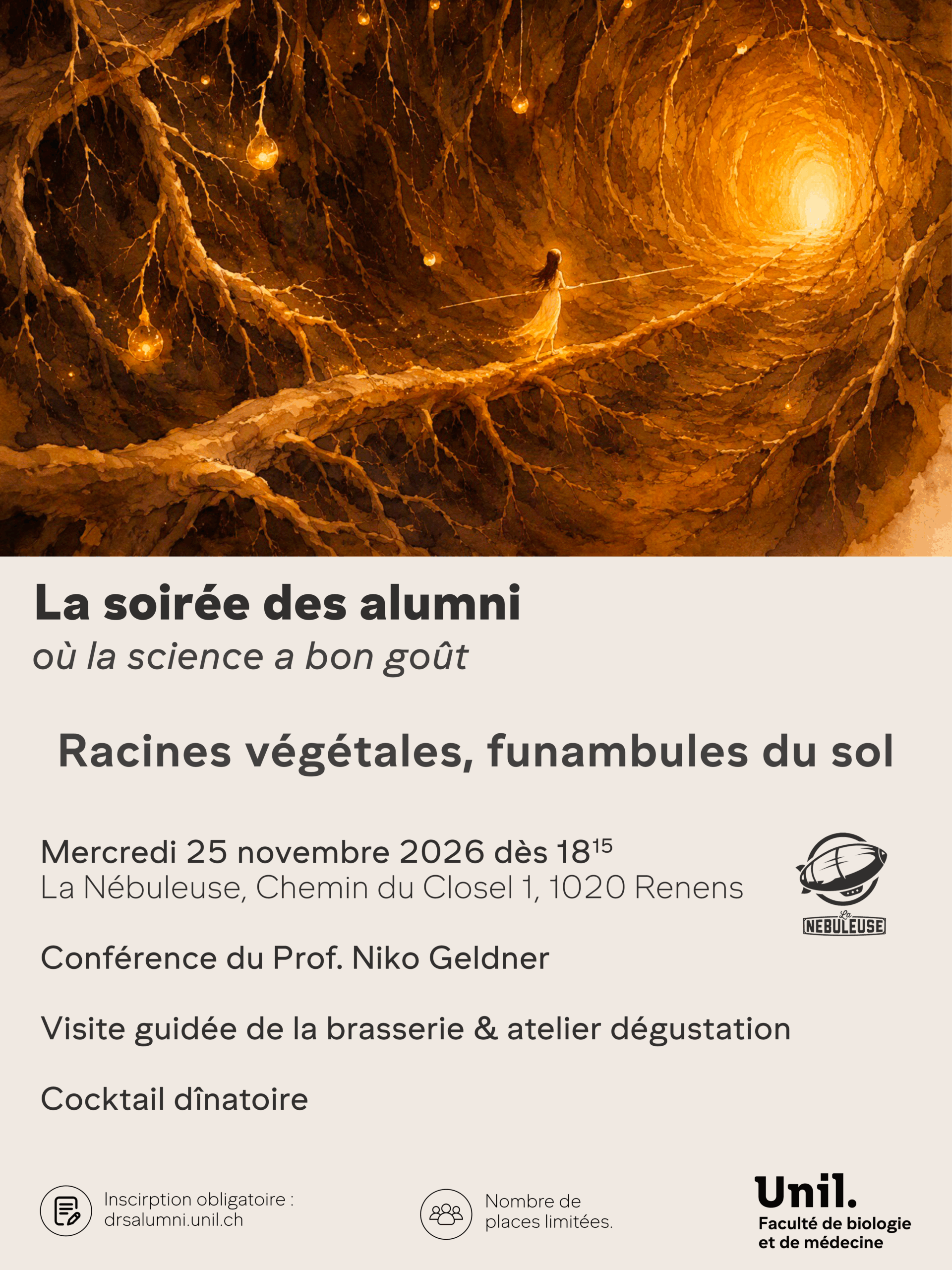 Prochaine soirée alumni: le 25 novembre 2026